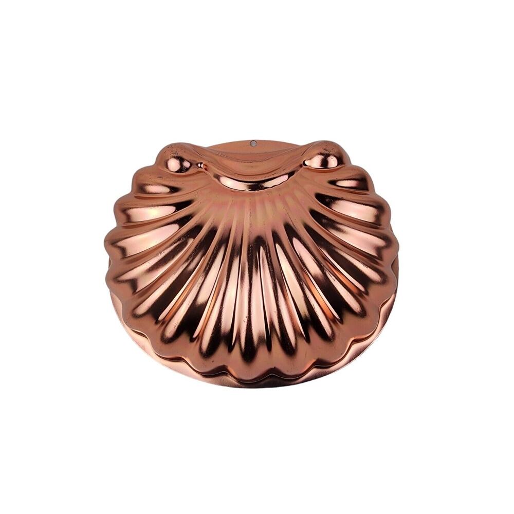 Vintage Wear-Ever #2980 Copper Shell Jello Cake Mold 6 Cup Size